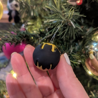 Bat Signal Ornament
